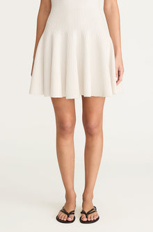 Ottoman Knit Mini Dress | Blanc