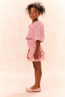 Girls Malva Cotton Top | Pink Dusk