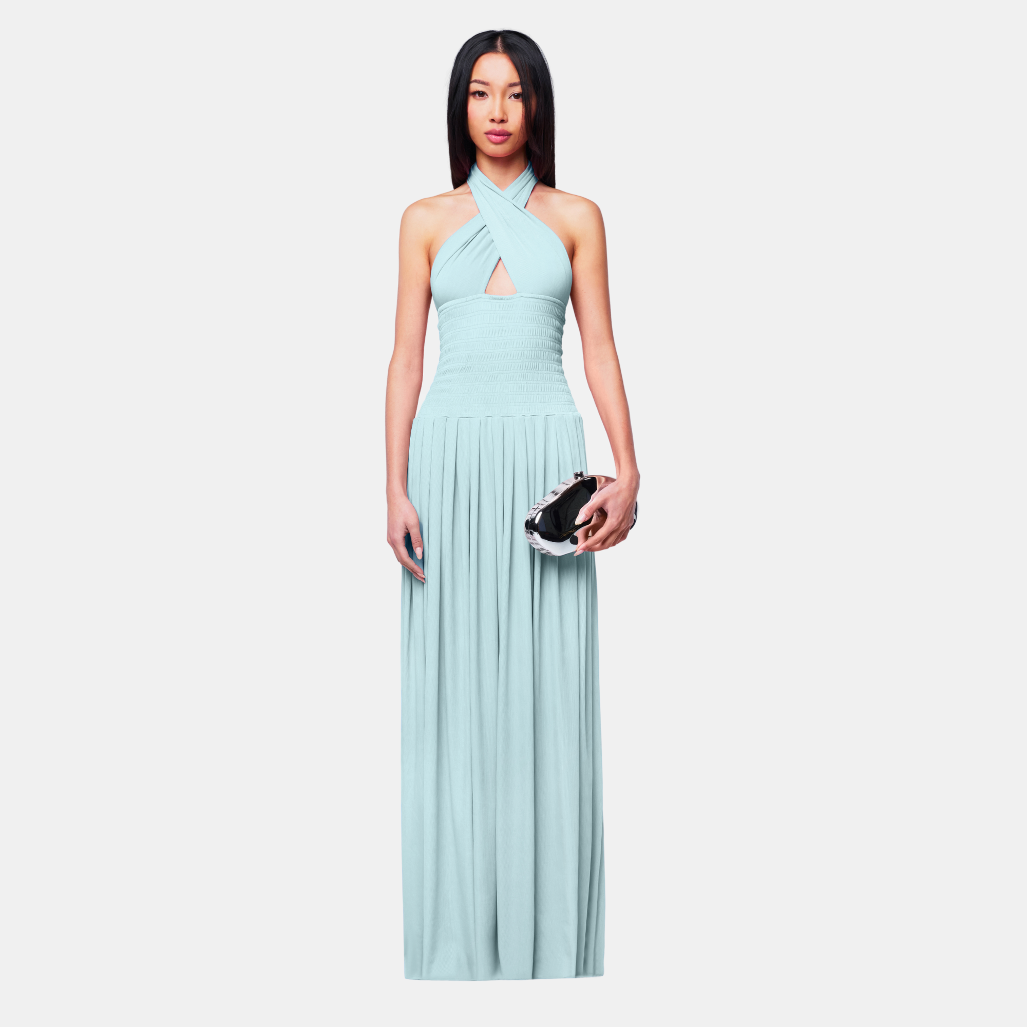 OW Collection RHEA Maxi Dress Dress 239 - Sky Blue