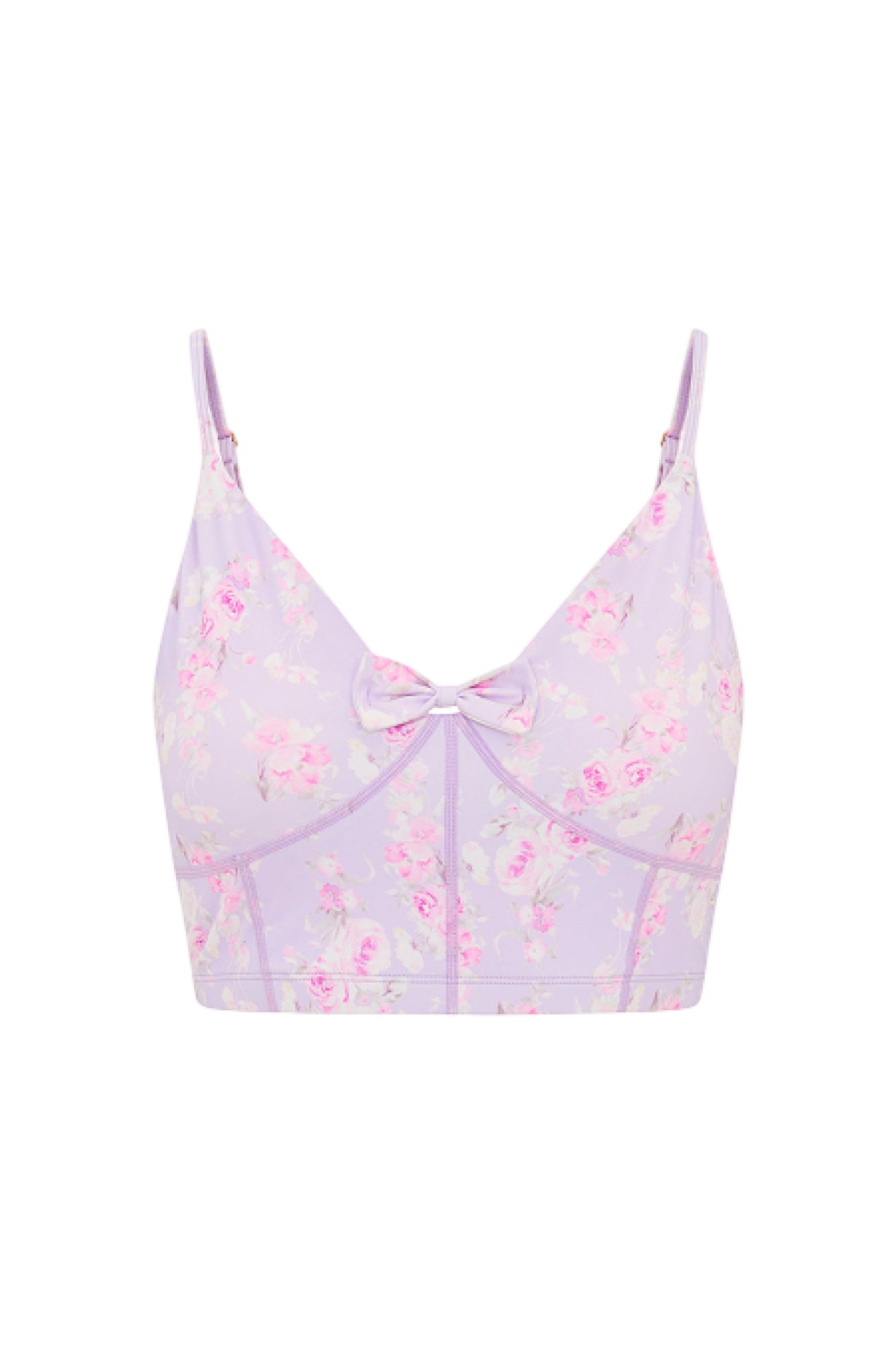 Ridgeson Floral Active Bra | Hibiscus