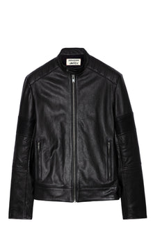 Lean Biker Leather  | Anthracite