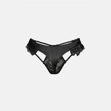OW Collection ROSETTE Thong Account 002 - Black Caviar