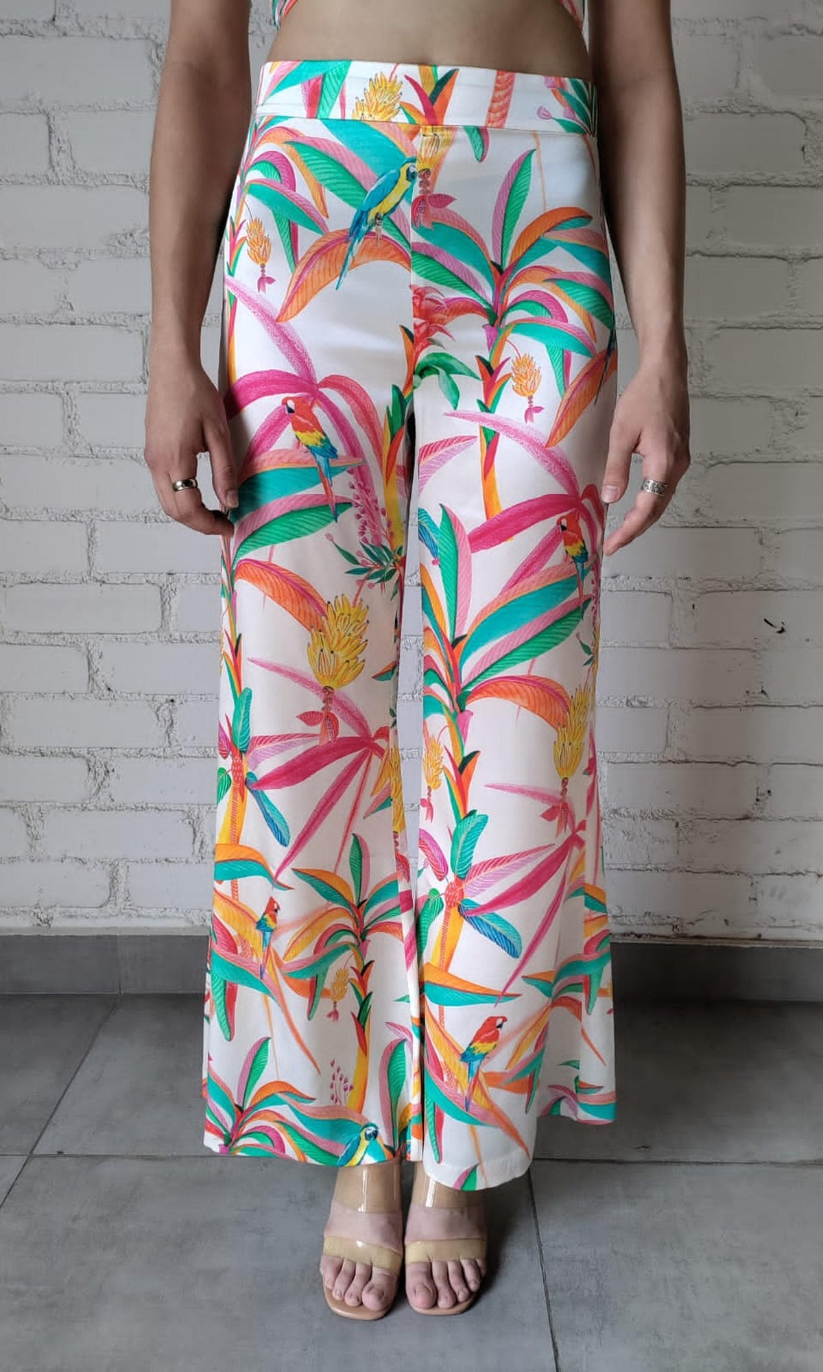 Rococo Sand | Rio Polyester Pant | Multi