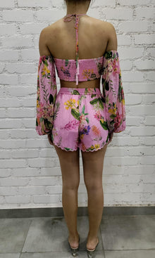 Rococo Sand | Rue Viscose Georgtte Dobby Short | Pink