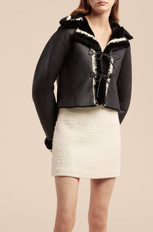 Reversible Shearling Jacket | Black