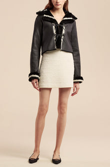 Reversible Shearling Jacket | Black