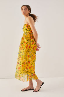 Botanica Fleur Sweetheart Organza Dress | Dandelion Combo