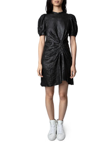 Women | Rixe Cuir Froisse | Noir