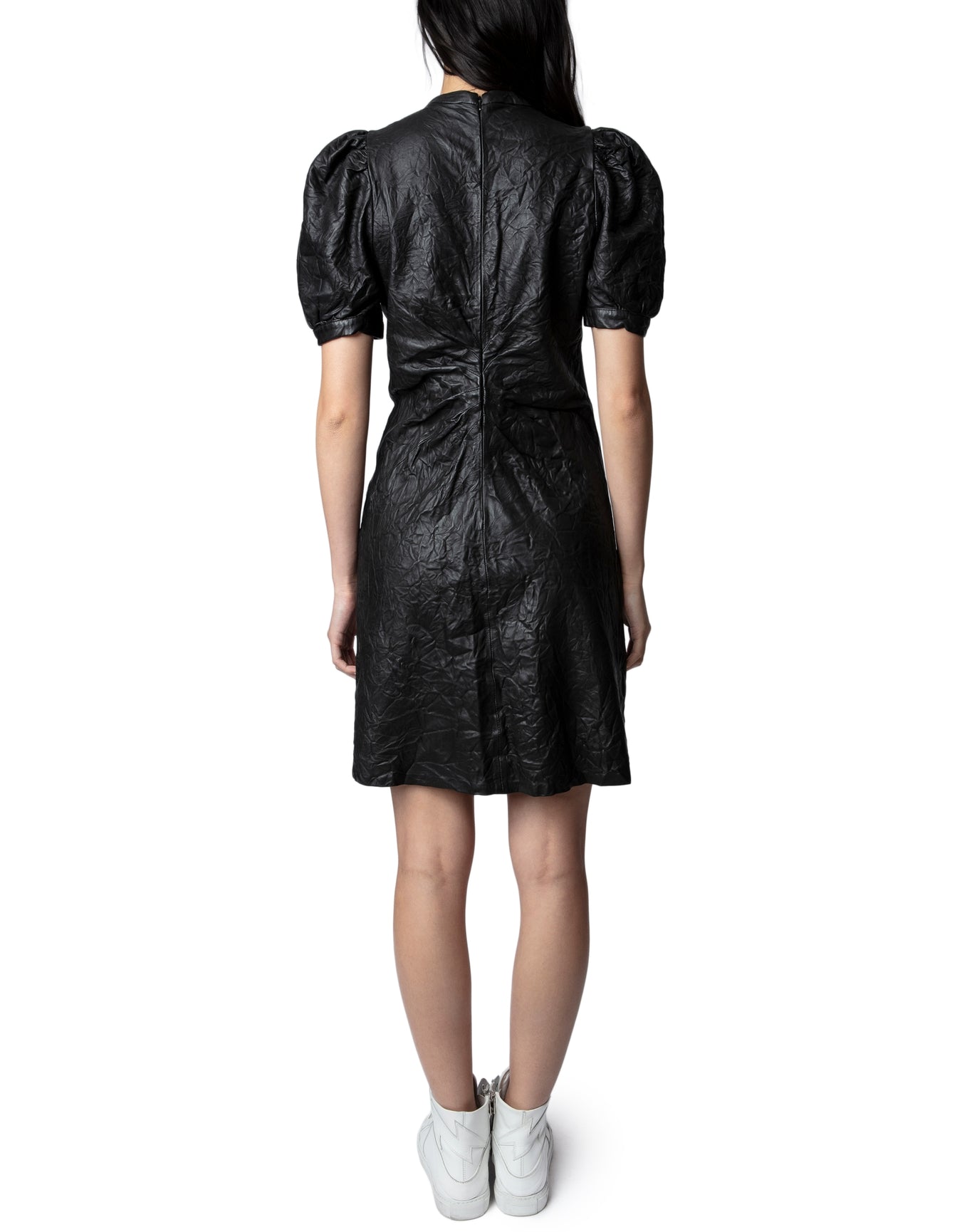 Women | Rixe Cuir Froisse | Noir