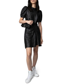 Women | Rixe Cuir Froisse | Noir