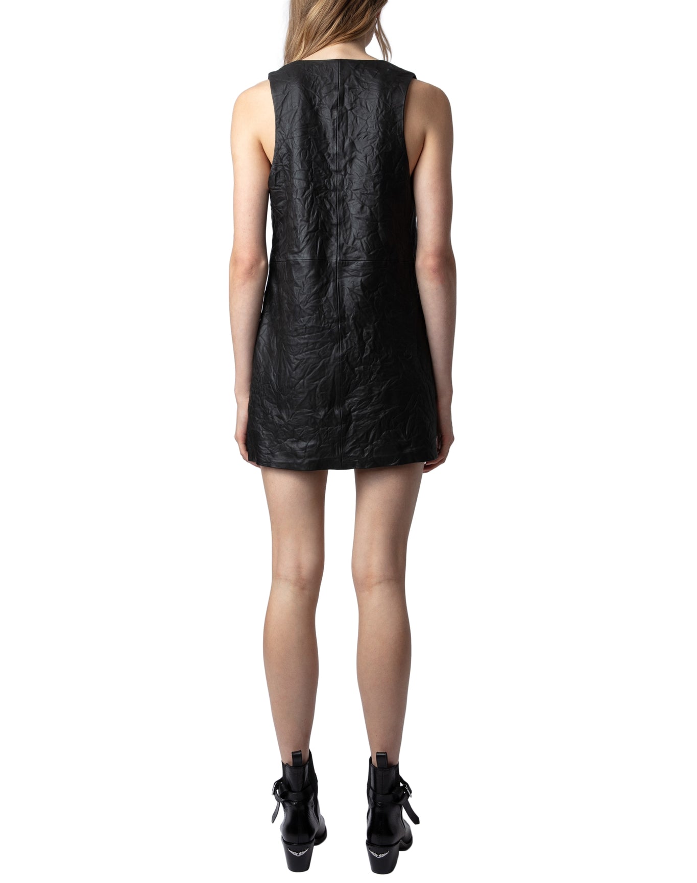 Women | Rasha Cuir Froisse | Noir