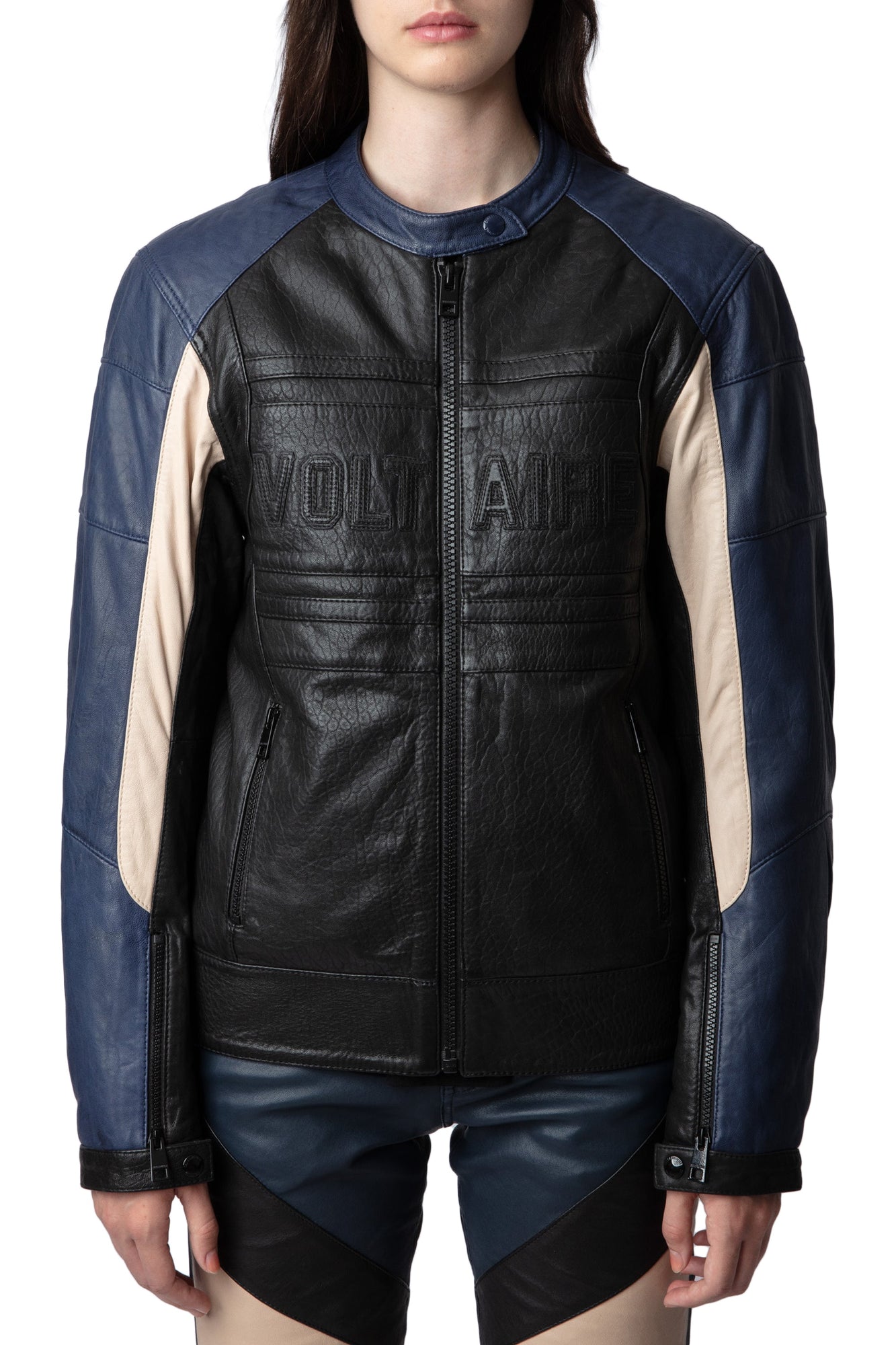 Late Cuir Biker  | Black