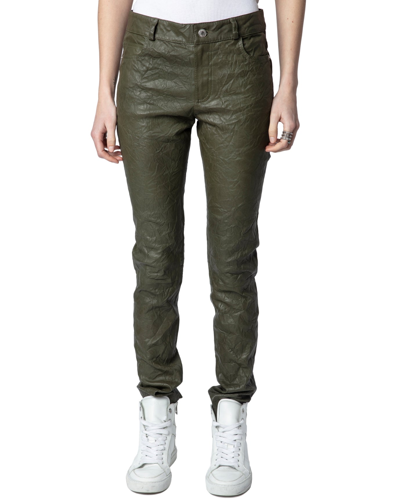 Women | Phlame Cuir Froisse | Pickle