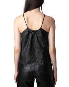 Women | Cidonie Cuir Froisse | Noir