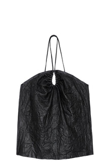 Cidonie Cuir Froisse  | Black