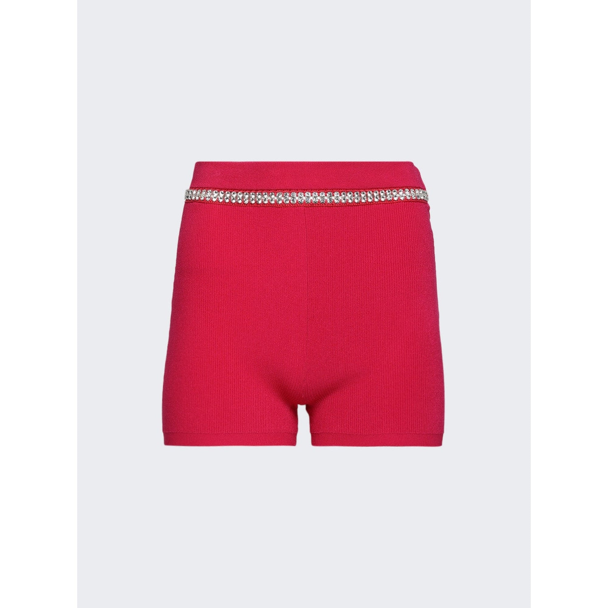 Rabanne | Embellished Knit Shorts | Pink