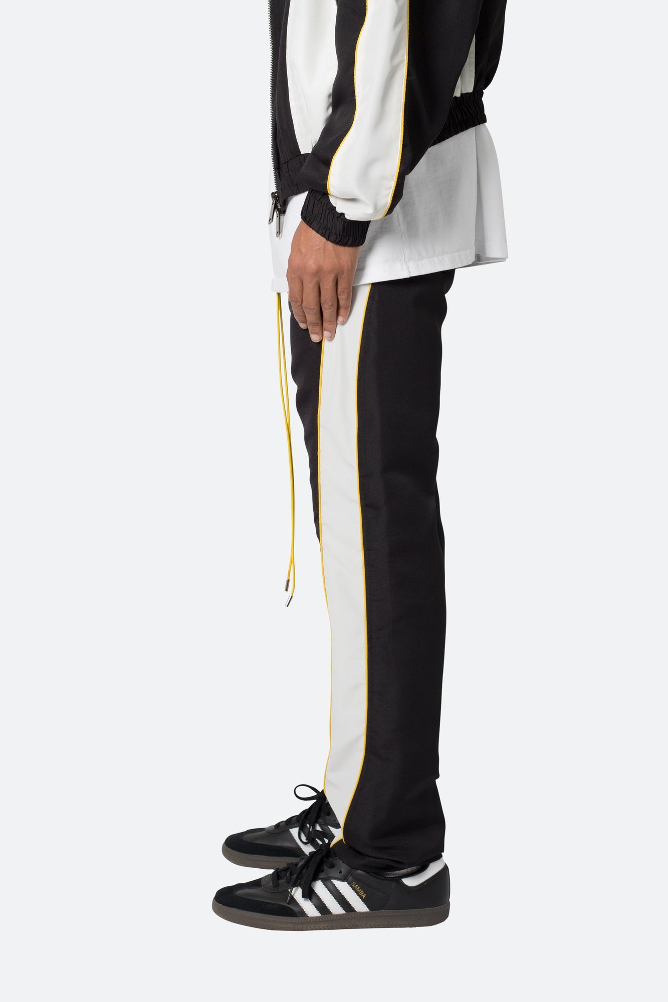 Race Track Pants | Black x White