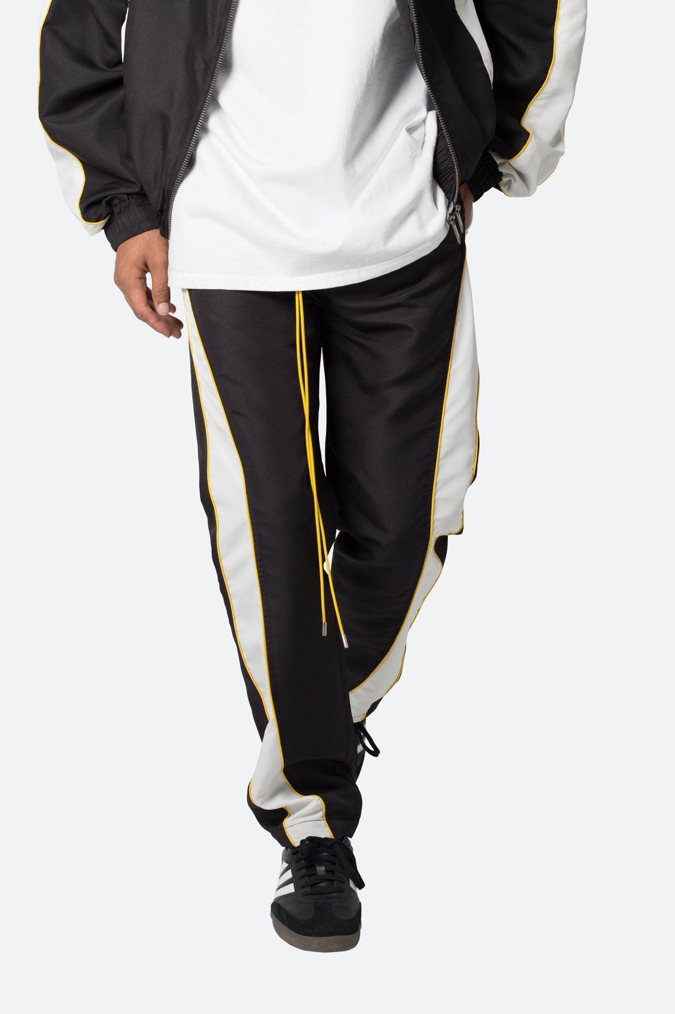 Race Track Pants | Black x White
