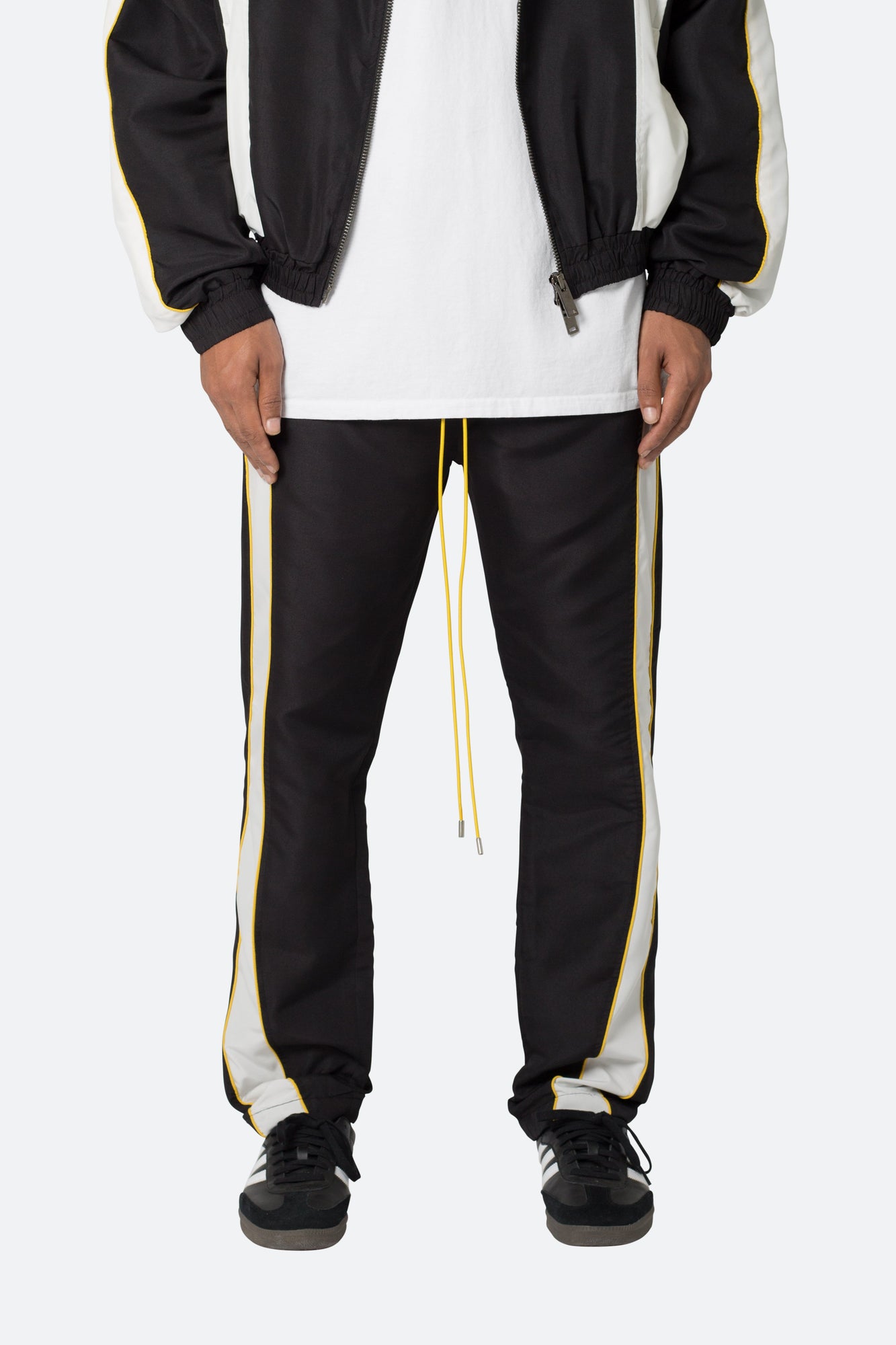 Race Track Pants | Black x White