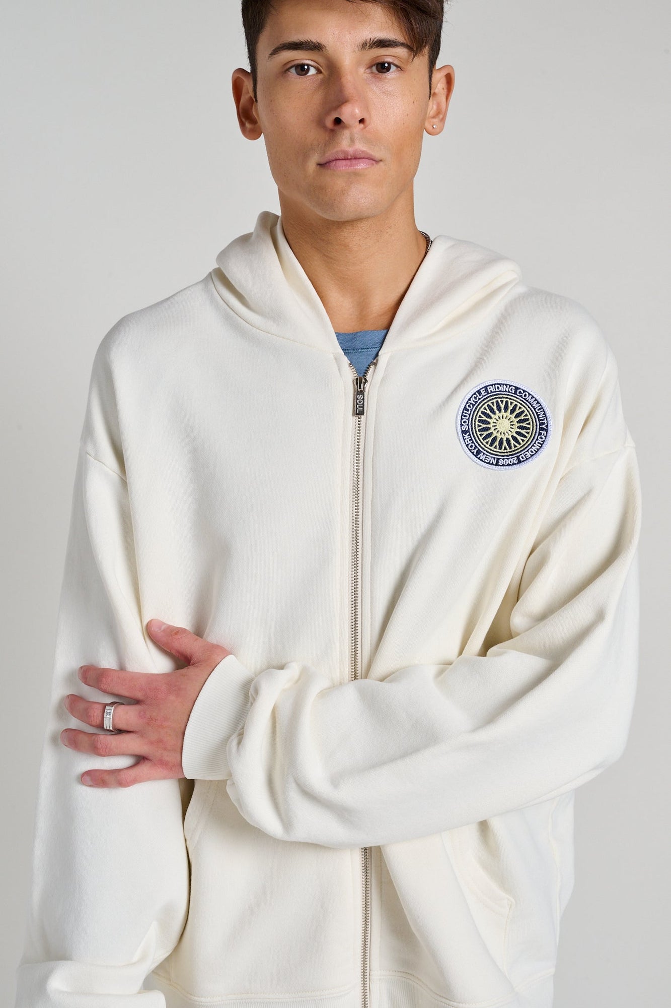 Soul by SoulCycle | Rae Zip Front Hoodie | Tofu