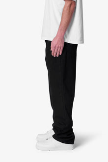 Raw Baggy Denim | Rinsed Black