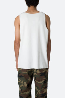 Raw Edge Thermal Tank | Off White