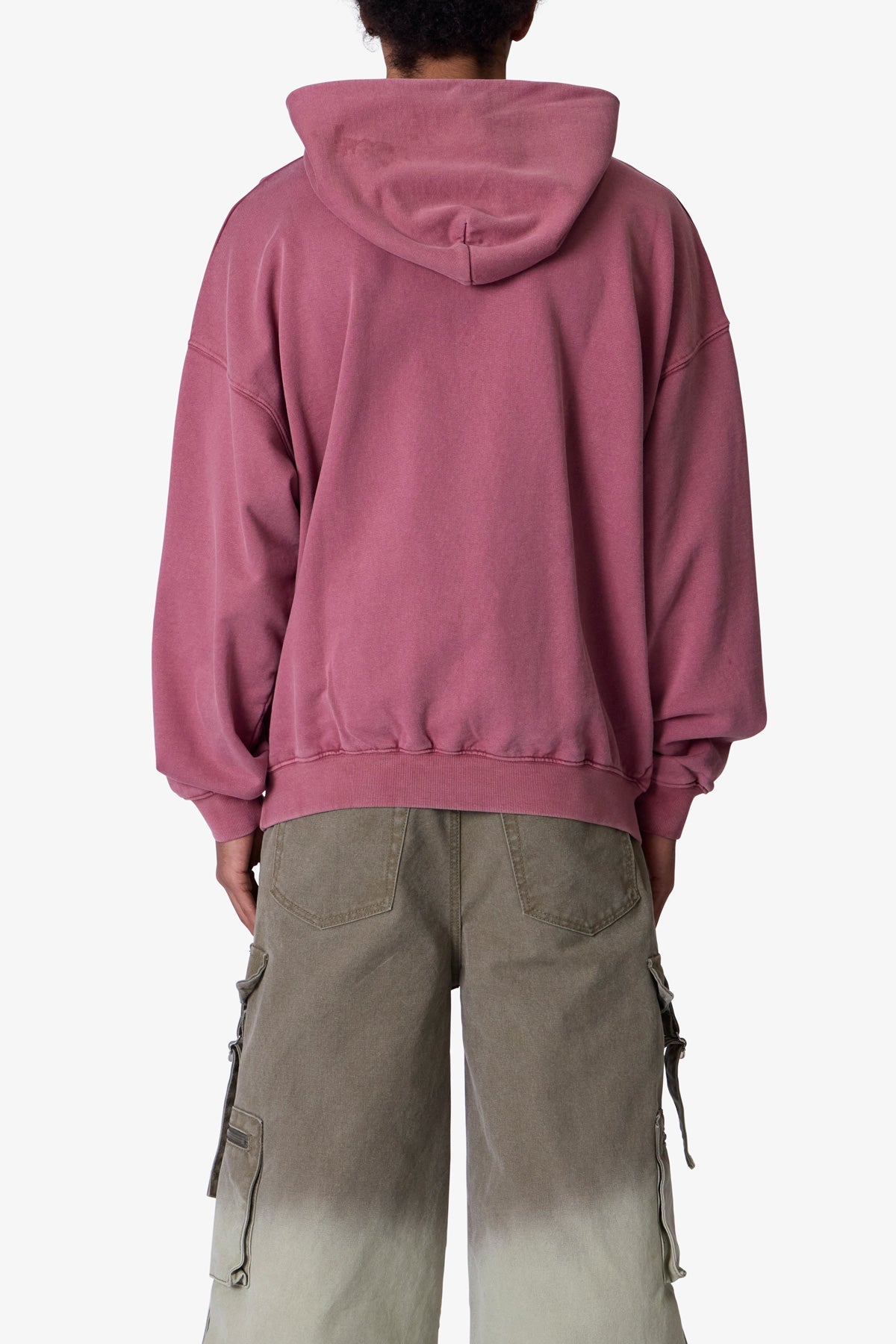 Raw Stitch Hoodie | Purple