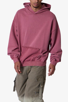 Raw Stitch Hoodie | Purple