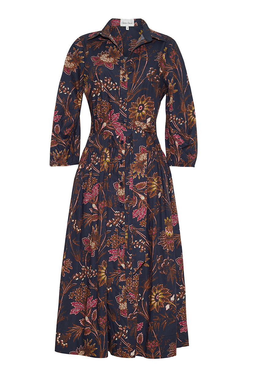Raya Dress | Blue Vine Blooms