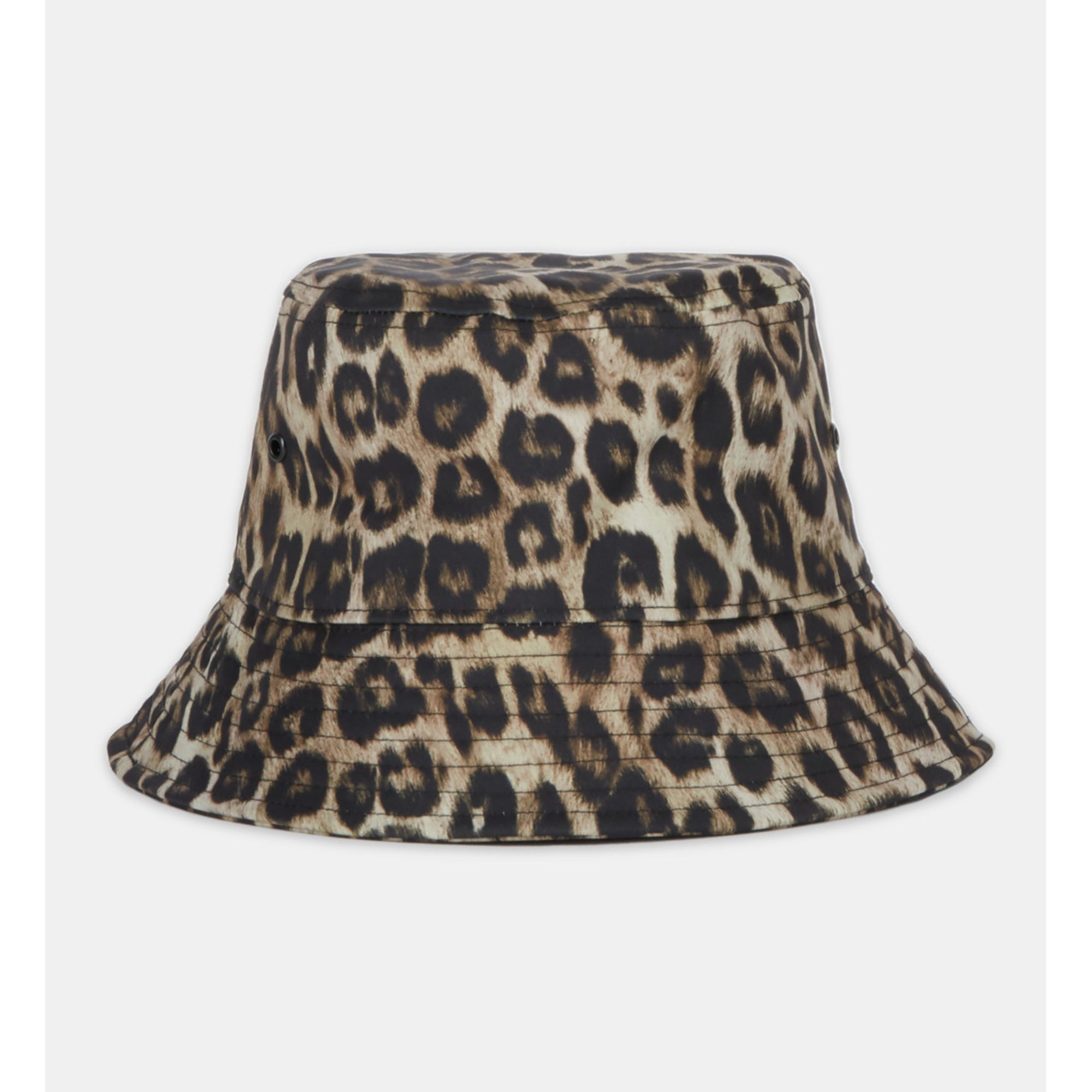 Reversible Bucket Hat With Lining | Women | Black x Leopard