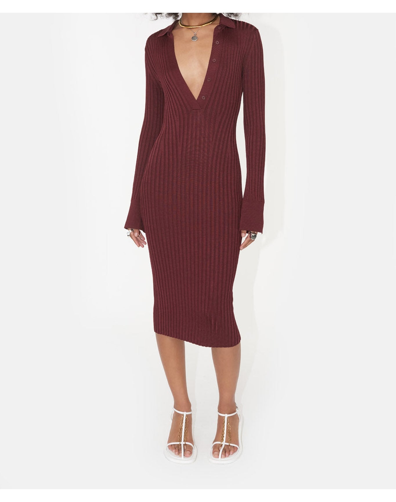 Rhea Henley Dress | Rosewood