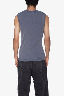Ribbed Utility Vest | Blue