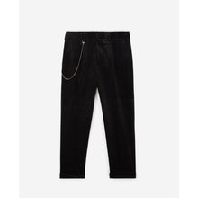 Ribbed Velvet Trousers | Men | Black