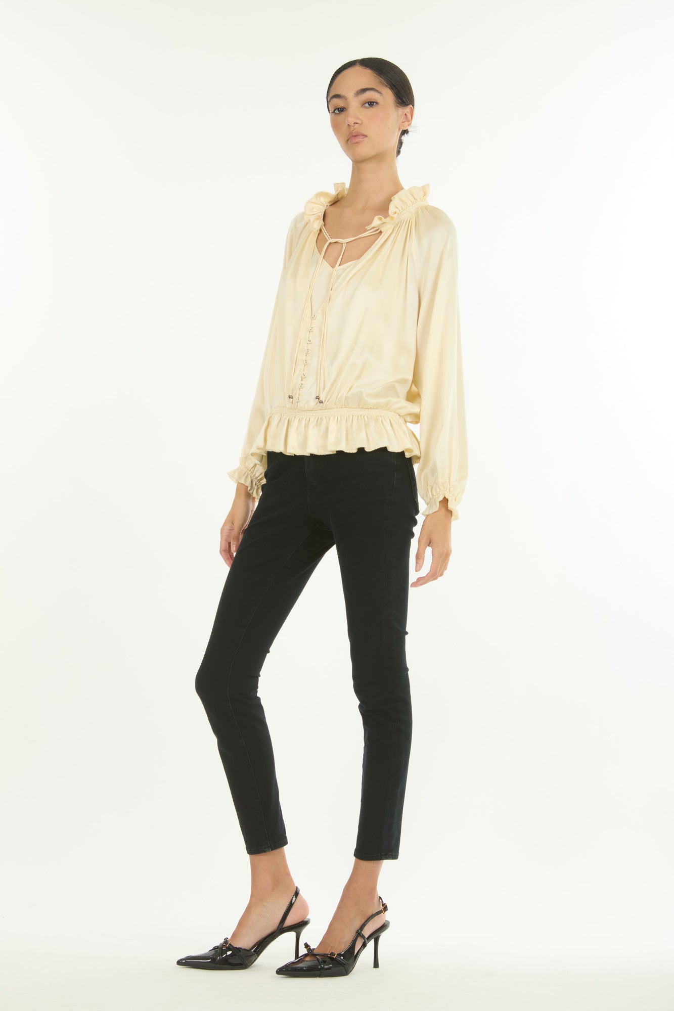 Romane Top | Vintage Creme