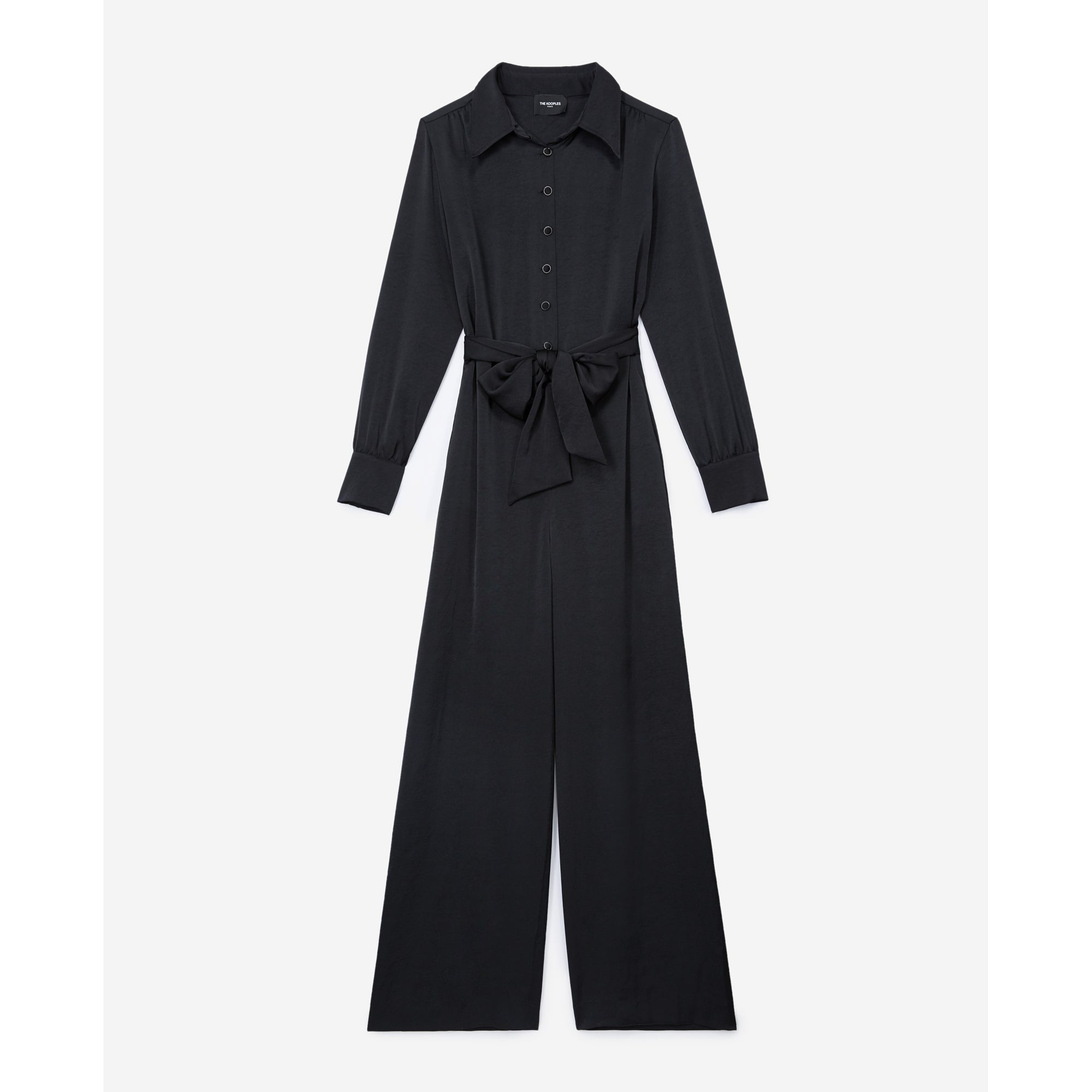 Roomy Jumpsuit In Satin | Women | Black