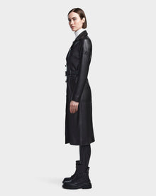 Women | Leather Trench KIRALY - 8123553 | Black