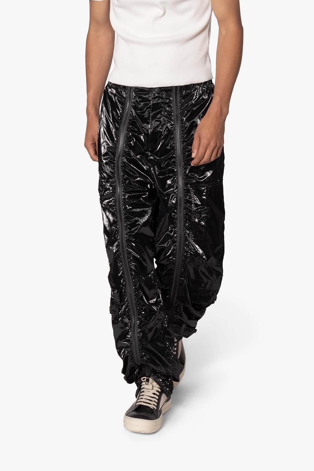 Ruffled Jogger Pants | Black