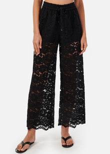 Dara Wide Leg Pant | Black