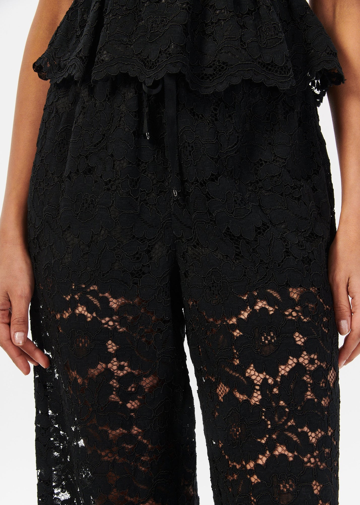 Dara Wide Leg Pant | Black