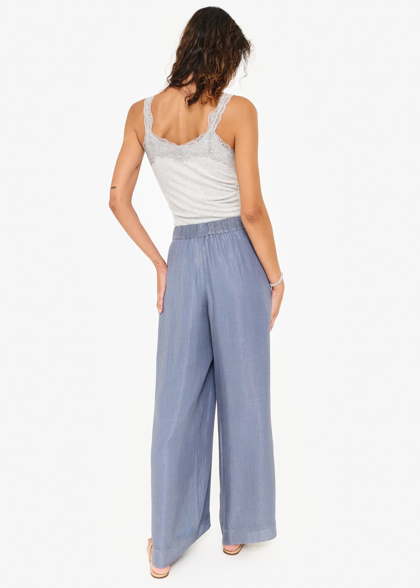Lani Rib Knit Tank | Heather Gray