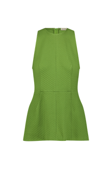 Textured Jersey Sleeveless Top | Cactus