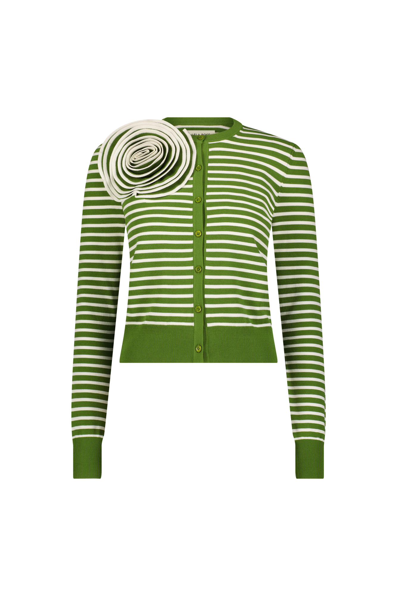 Rose Detail Knit Cardigan | Cactus Multi