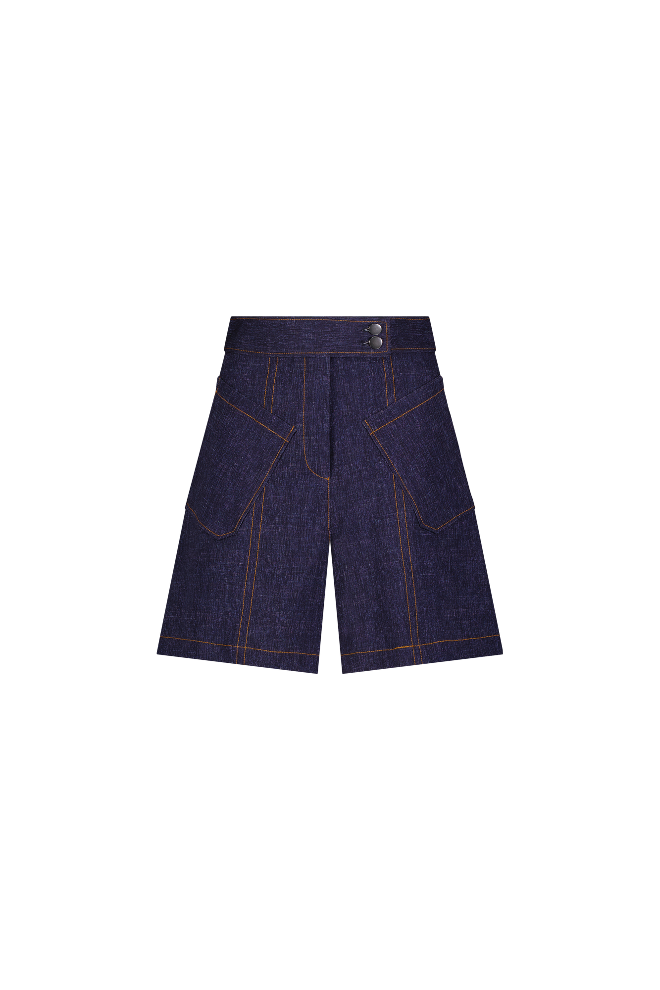 Stretch Denim Short | Midnight