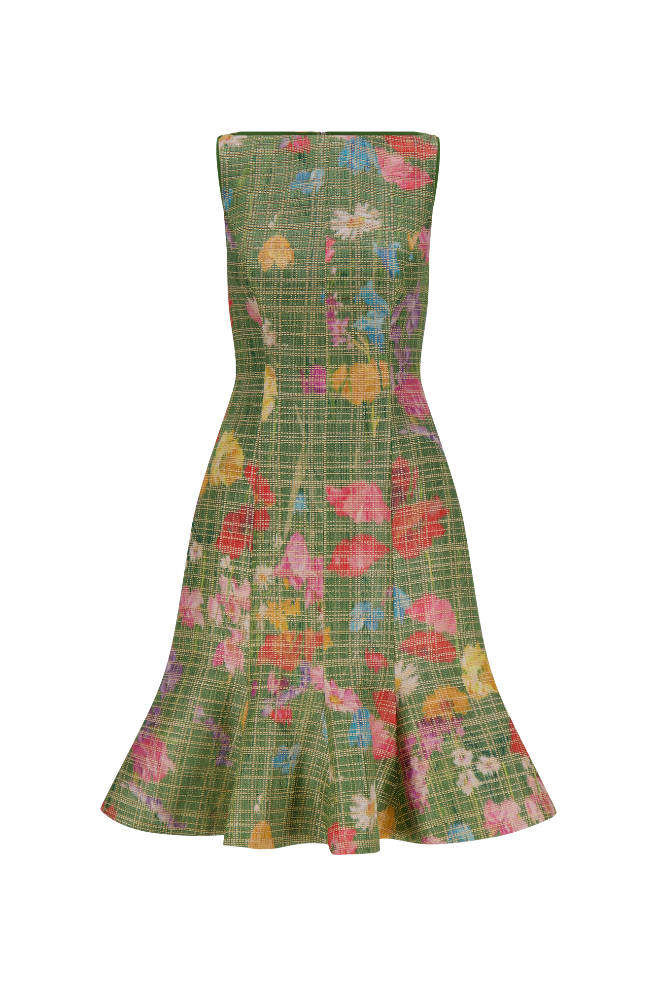 Floral Raffia Kelly Dress | Cactus Multi