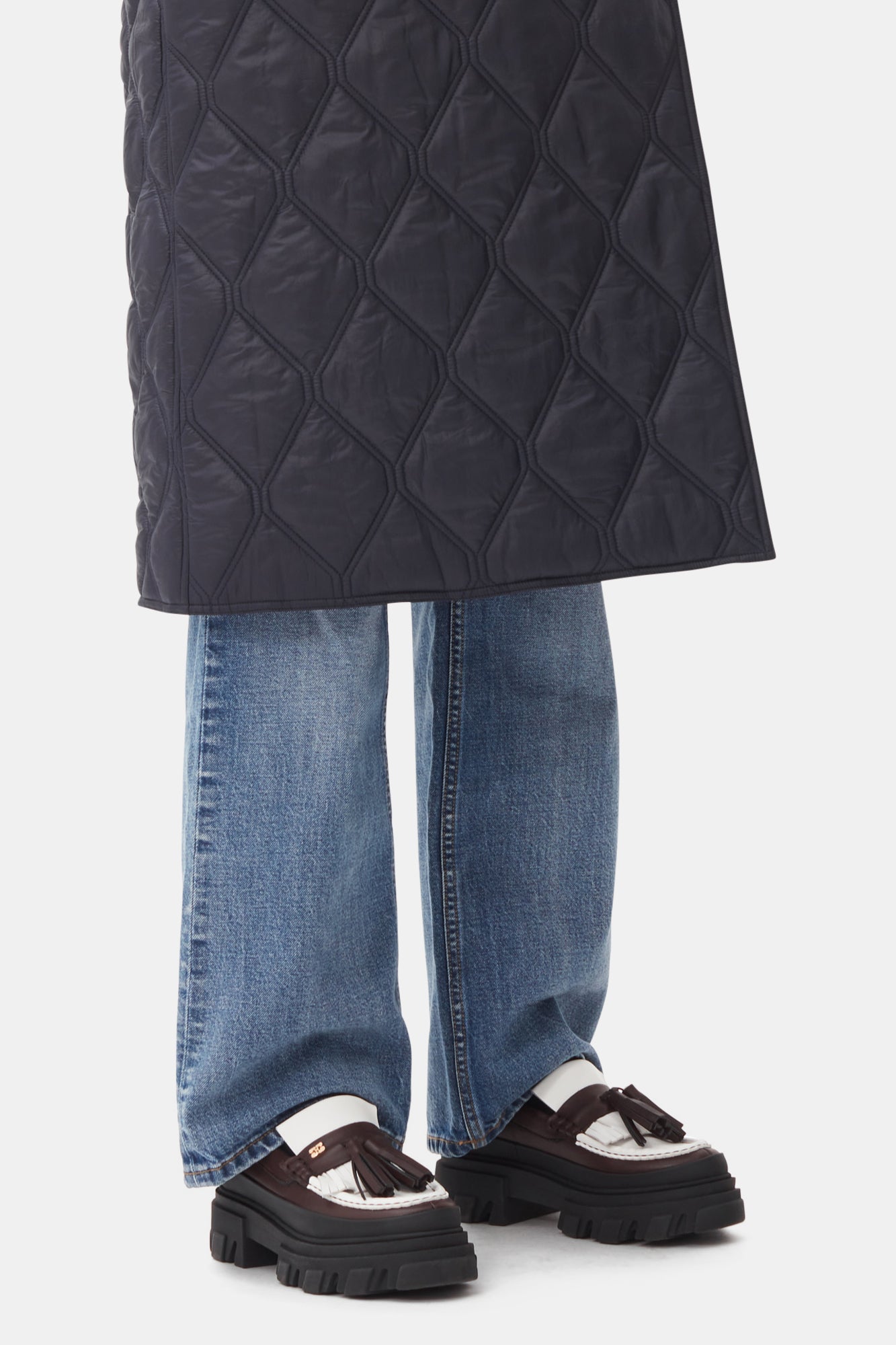 Cleated Loafer Bicolor | Chocolate Fondant/Egret