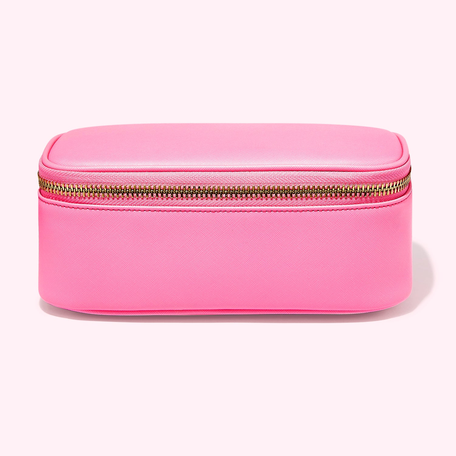 Textured Open Top Mirror Pouch