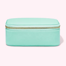 Textured Open Top Mirror Pouch