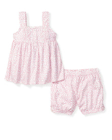 Girl's Twill Charlotte Short Set in Sweethearts in Sweethearts#Color_Sweethearts