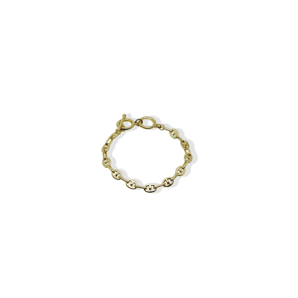 The Greco Toggle Bracelet | Gold-Plated
