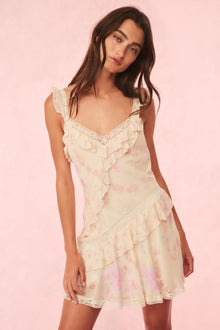 Serima Floral Ruffle Mini Dress | Sunny Pop